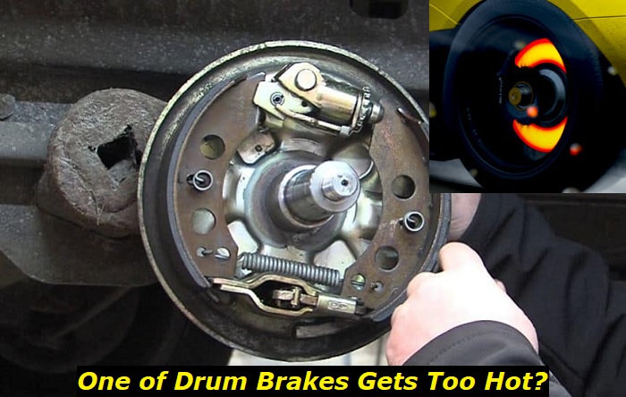 brake drum getting hot